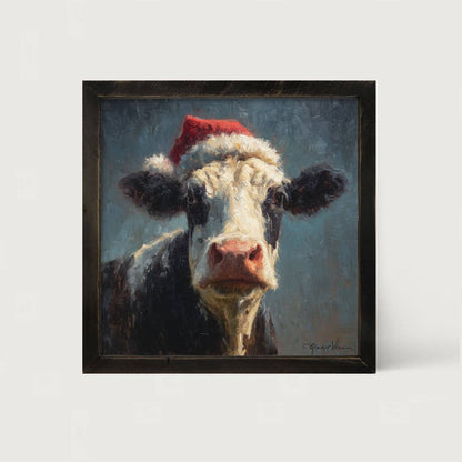 Santa Hat Cow