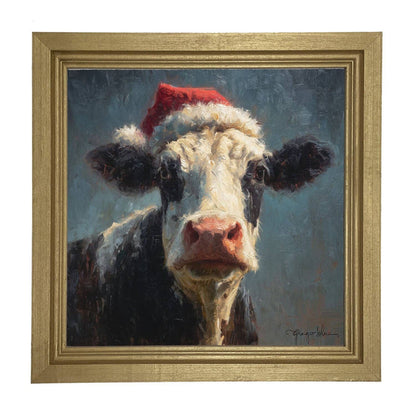 Santa Hat Cow