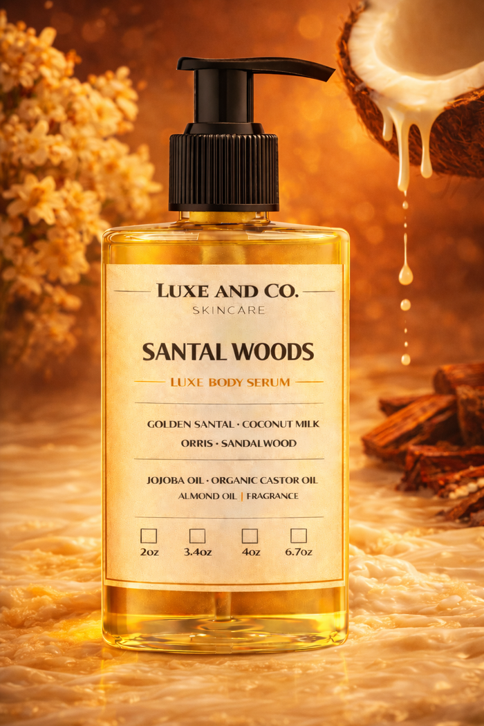 Santal Woods Luxe Body Serum ~ Private Reserves Collection