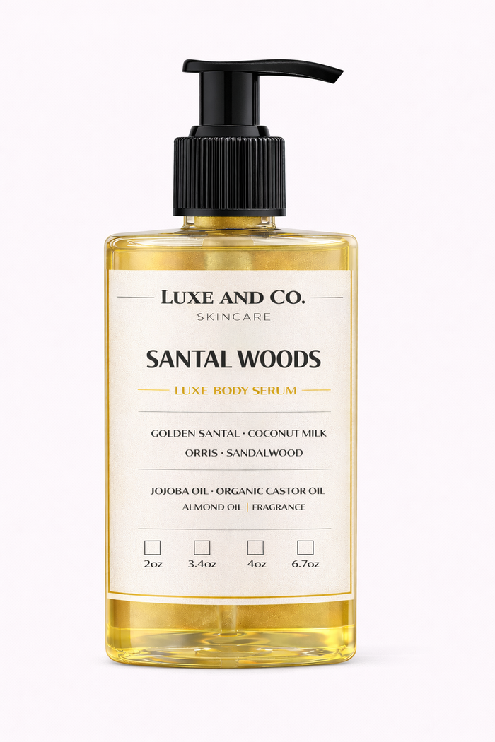Santal Woods Luxe Body Serum ~ Private Reserves Collection