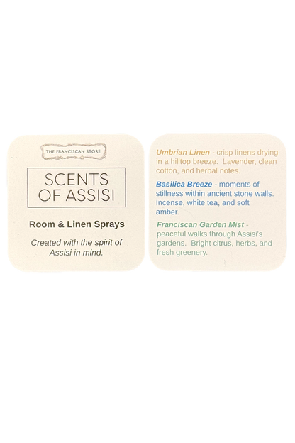 Scents of Assisi Room Spray Collection