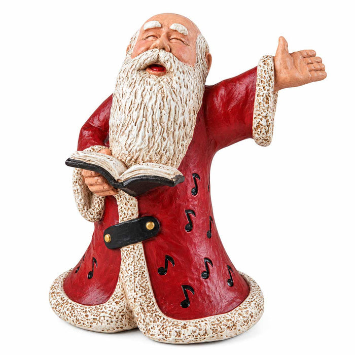 Singing Santa Figurine