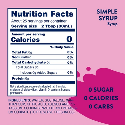 Skinny Simple Syrup
