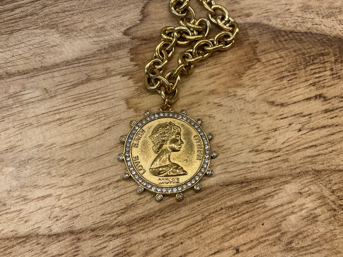 SMALL COIN NECKLACE