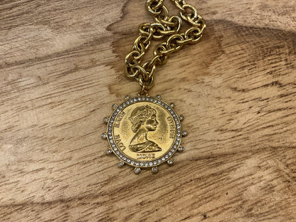 SMALL COIN NECKLACE