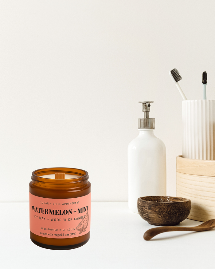 Soy Wax + Wood Wick Candle