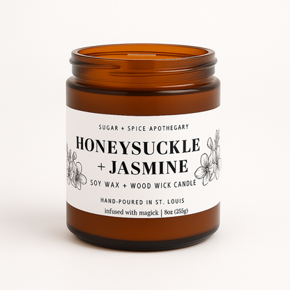 Soy Wax + Wood Wick Candle