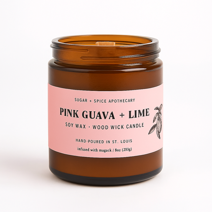 Soy Wax + Wood Wick Candle