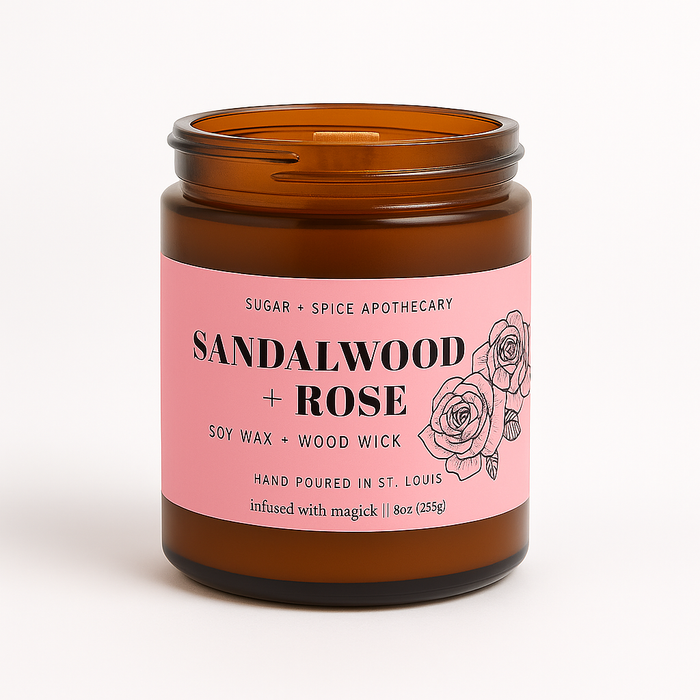 Soy Wax + Wood Wick Candle
