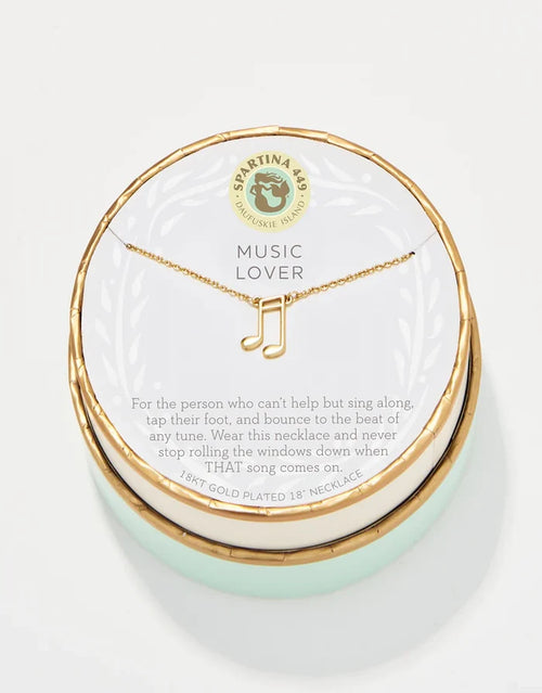 Spartina Sea La Vie Music Lover Necklace