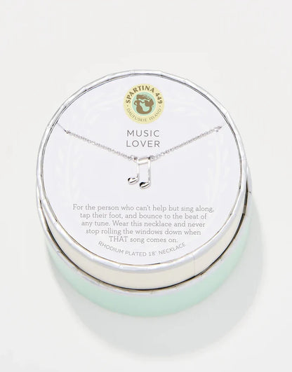 Spartina Sea La Vie Music Lover Necklace