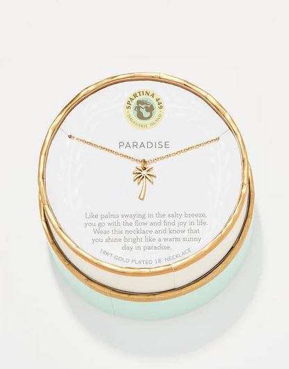 Spartina Sea La Vie Paradise/Palm Tree Necklace