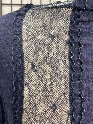 Stretch Lace- Navy