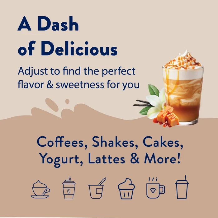 Sugar Free Vanilla Caramel Creme Syrup