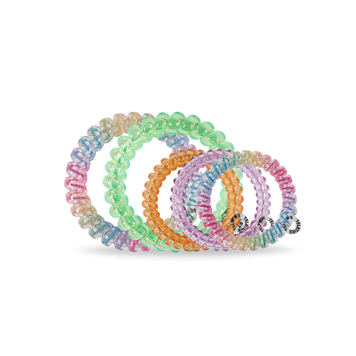 Teleties Spiral Hair Coil | Mix Pack | Technicolor Dreams