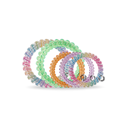 Teleties Spiral Hair Coil | Mix Pack | Technicolor Dreams