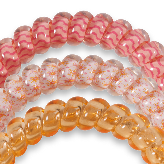Teleties Spiral Hair Coil | Small | Sunny Days Ahead
