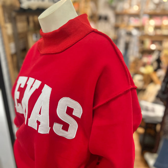 Texas Mockneck Sweater