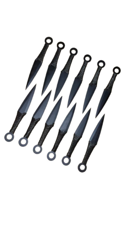 12 Piece KUNAI THROWING KNIFE SET WITH SHEATH - AnyTime Blades