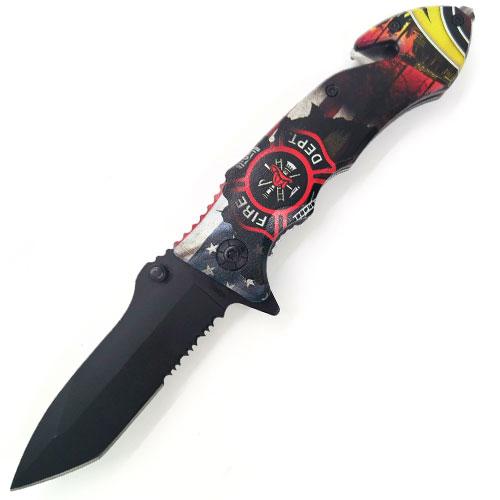 Spring Assisted Knife  Rescue Knife  Firefighter Knife