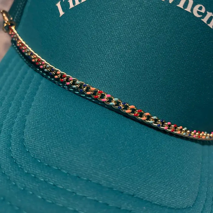 Gold Color Dipped Trucker Chain