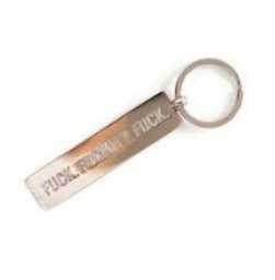 Twisted Wares - F**ckity F**ck F**ck Key Chain