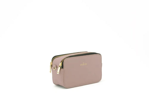 Vegan Leather Crossbody - Mauve