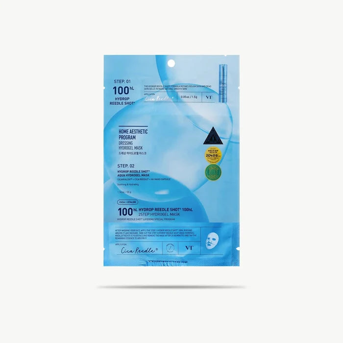 VT Hydrop Reedle Shot 100hL 2-Step Hydrogel Mask VT Cosmetics