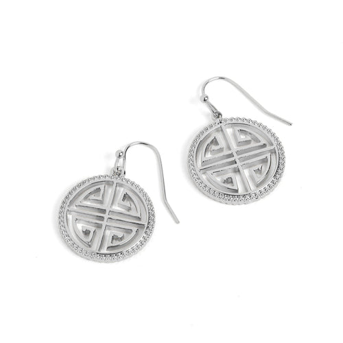 Whispers Labyrinth Crest Earrings
