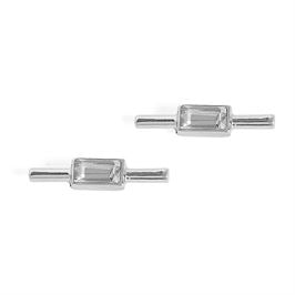 Whispers Straight Bar Earrings