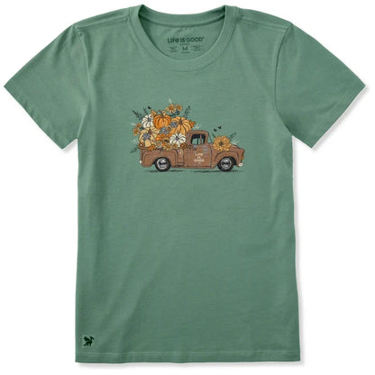 Women's Pumpkin Patch Pickup Short Sleeve Crusher Tee