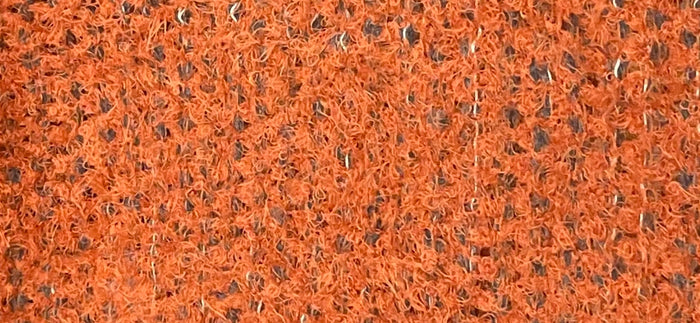 Wool Blend Textured Sweater Knit - Orange