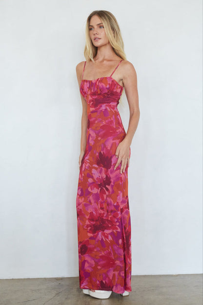 Ysabelle Twist Back Maxi Dress
